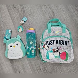 Squishmallow Backpack Bundle Set